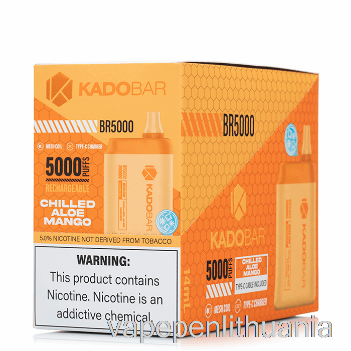 [5 Pakuotės] Kado Bar Br5000 Vienkartinis Vape Skystis